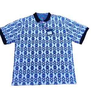 NWT Golf Shirt Aztec Pattern 3XL Size Cotton Polo Shirt